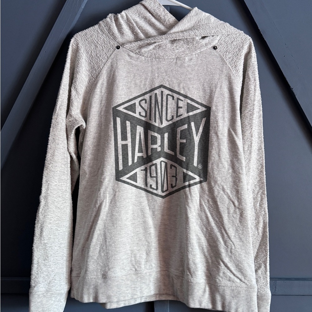 Harley-Davidson Light Gray Hoodie Sweater